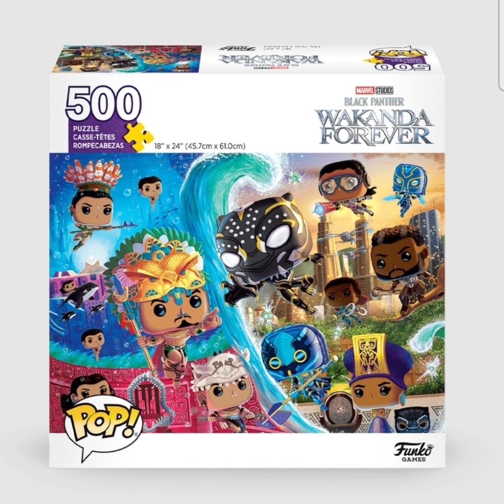 Pop! MARVEL Black Panther: Wakanda Forever Puzzle: FUNKO: NEW IN PACKAGE